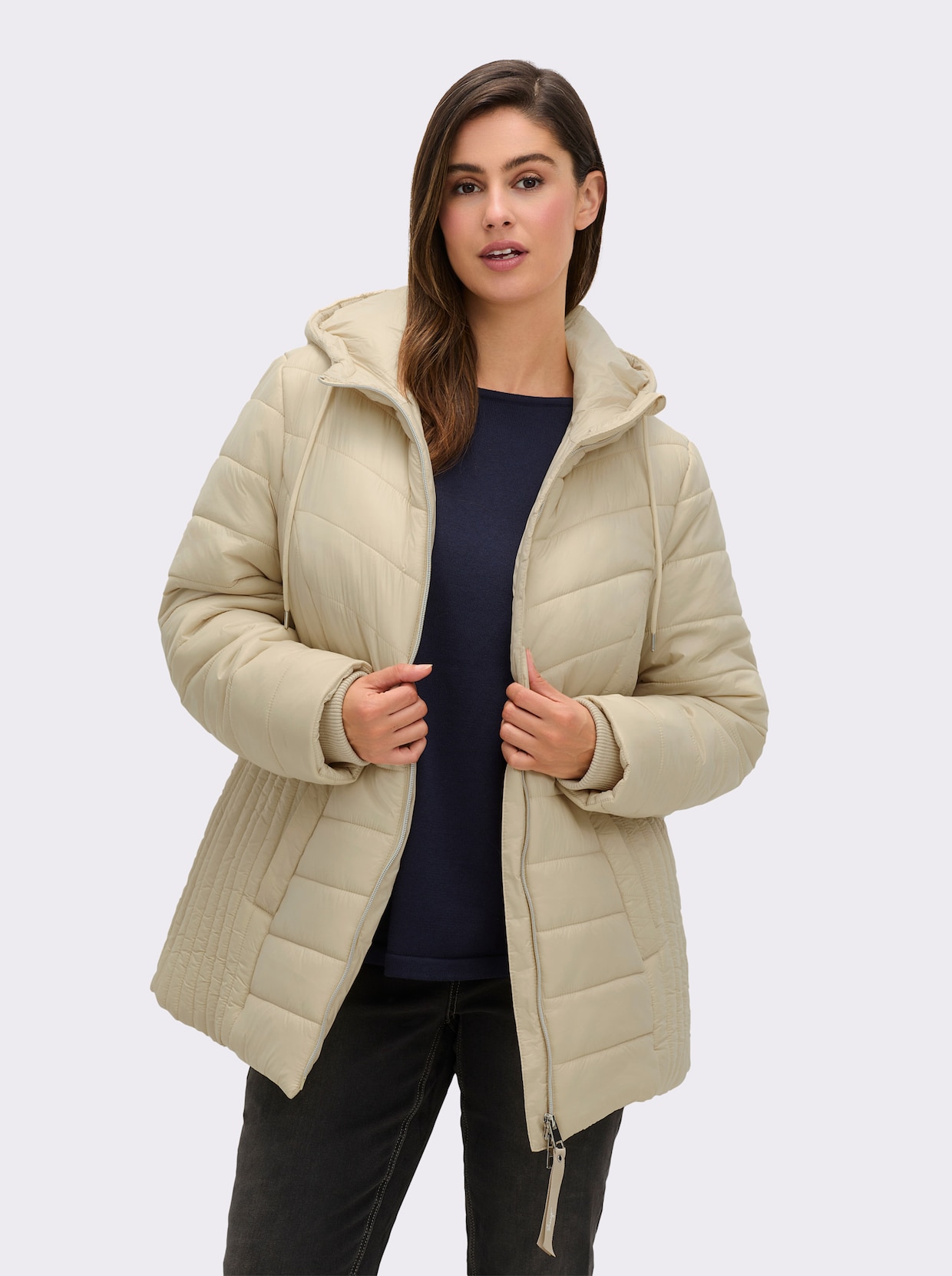 sheego Steppjacke - sand