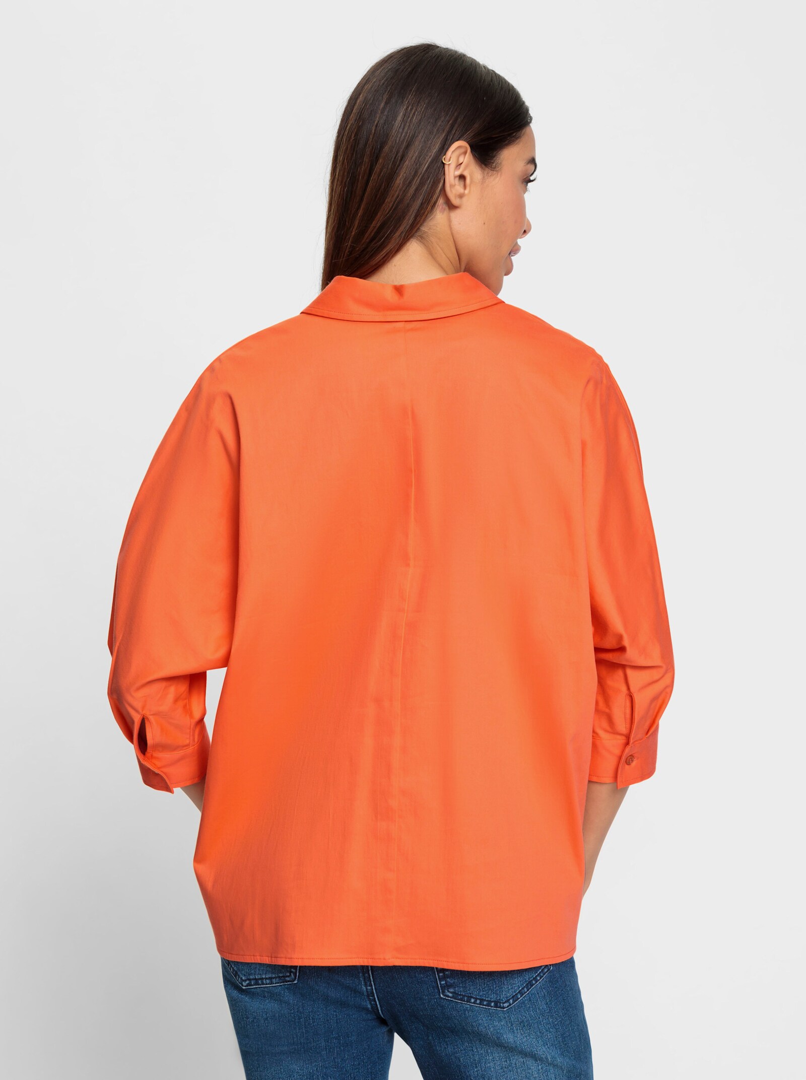 heine Schlupfbluse im Oversized-Style - orange