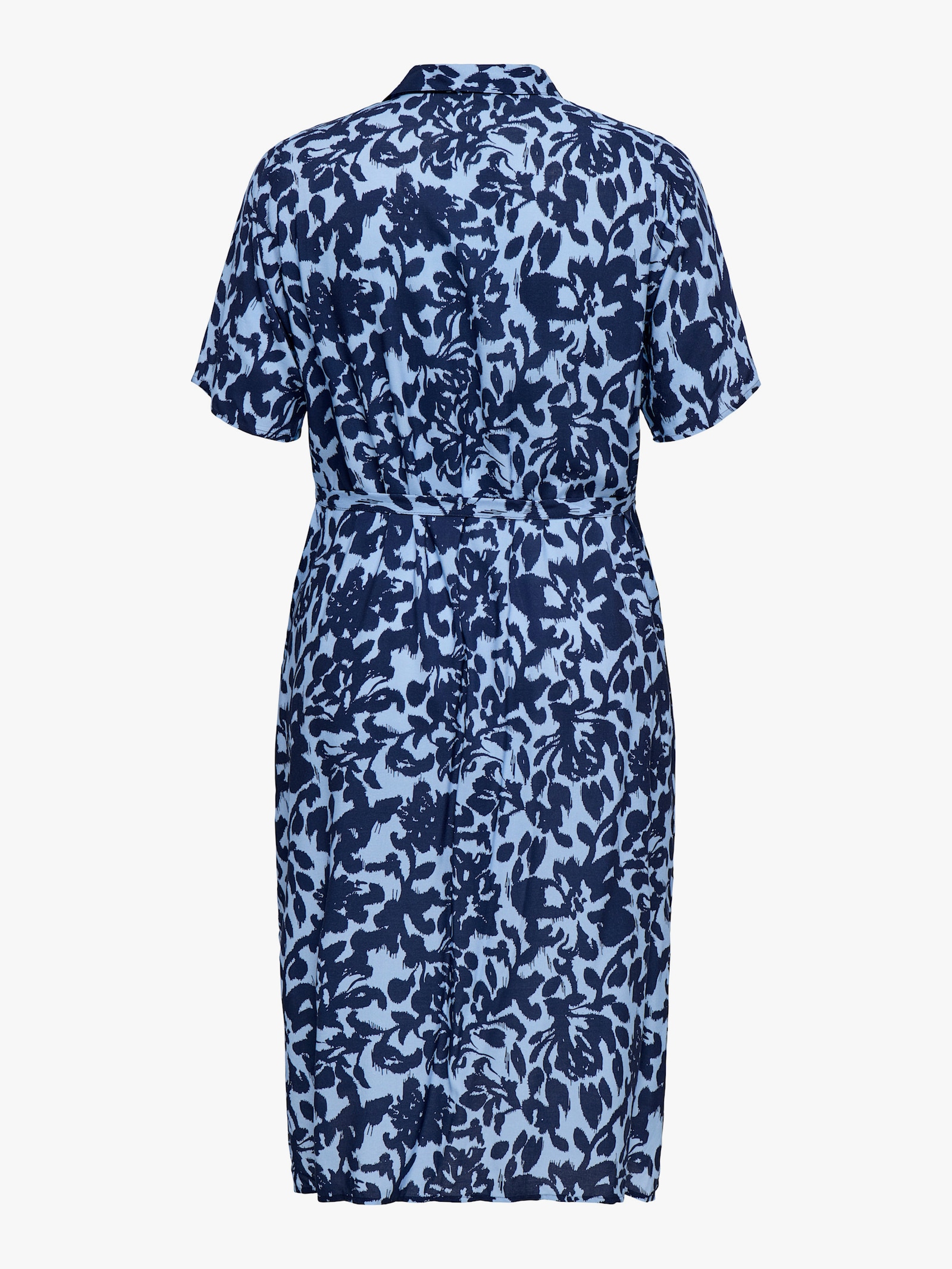 ONLY CARMAKOMA Blusenkleid - serenity print:tania flower dressblue