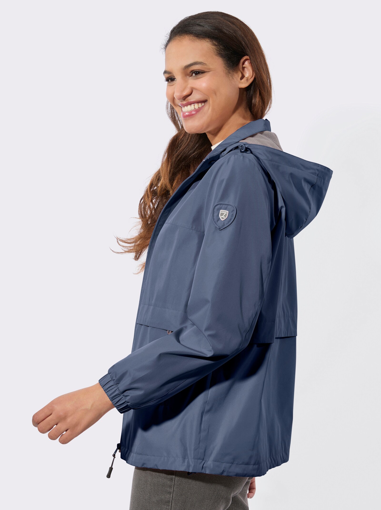 Outdoorjacke für die Übergangszeit - rauchblau