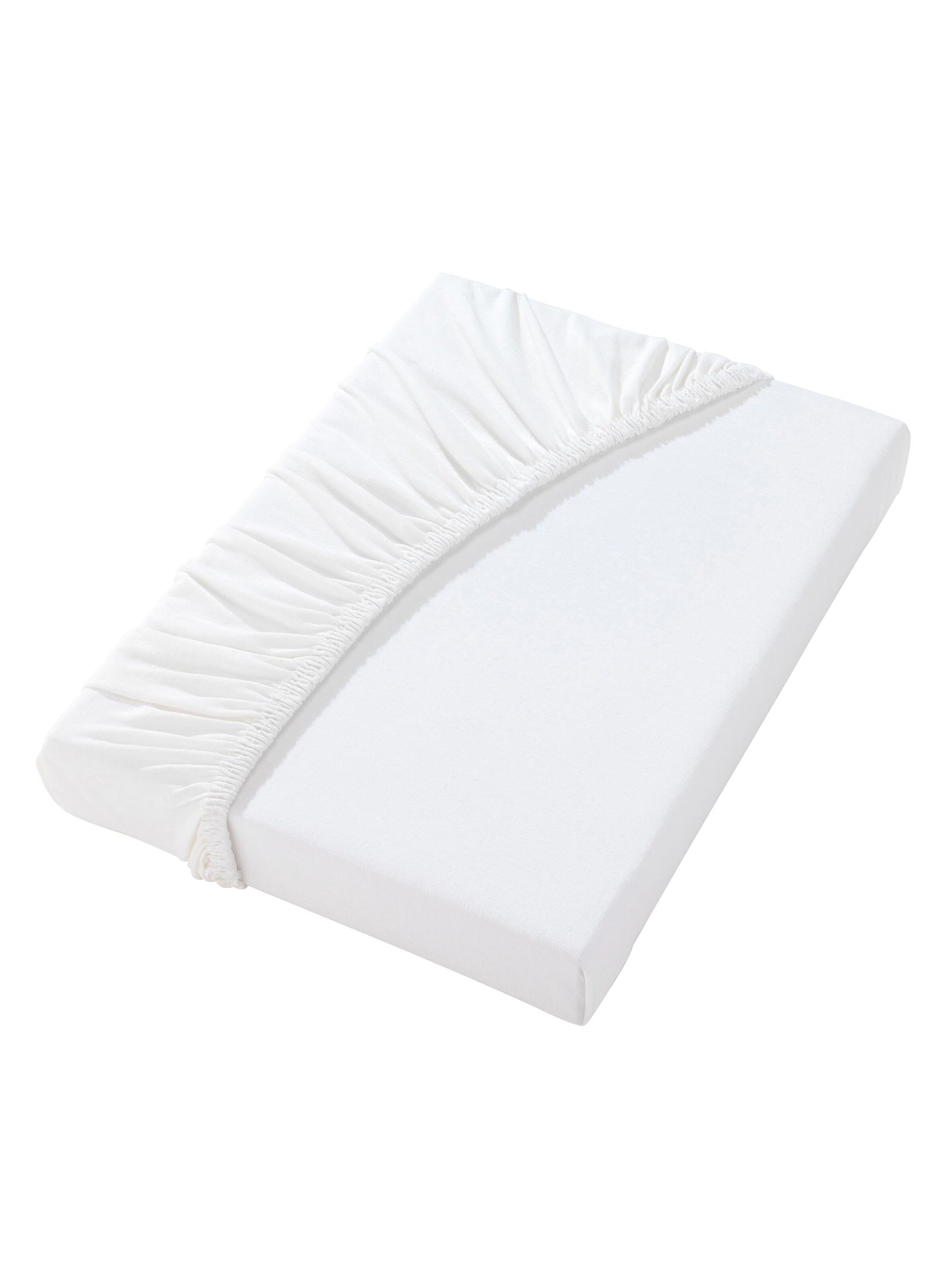 Spannbetttuch - weiß