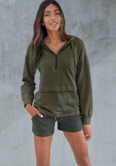 Bench. Loungewear Hoodie - dunkelgrün