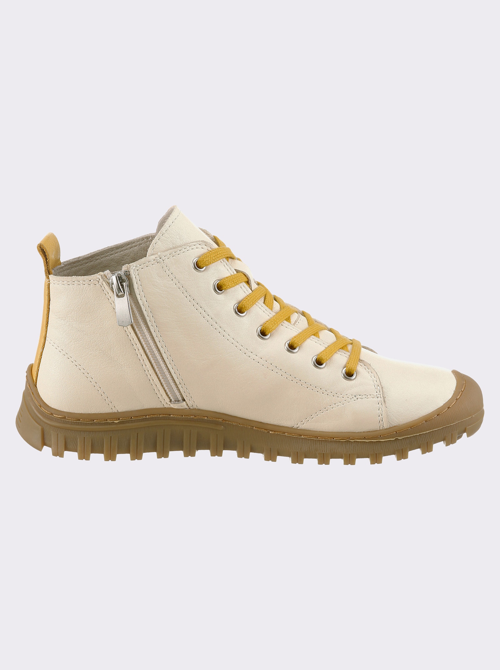 Andrea Conti Schnürstiefelette - creme-gelb