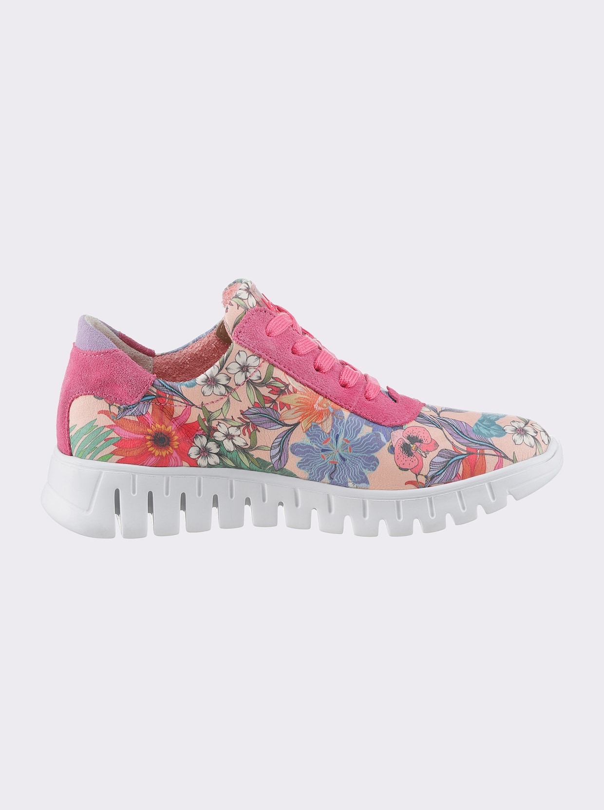 Waldläufer Sneaker - papaja bedrukt