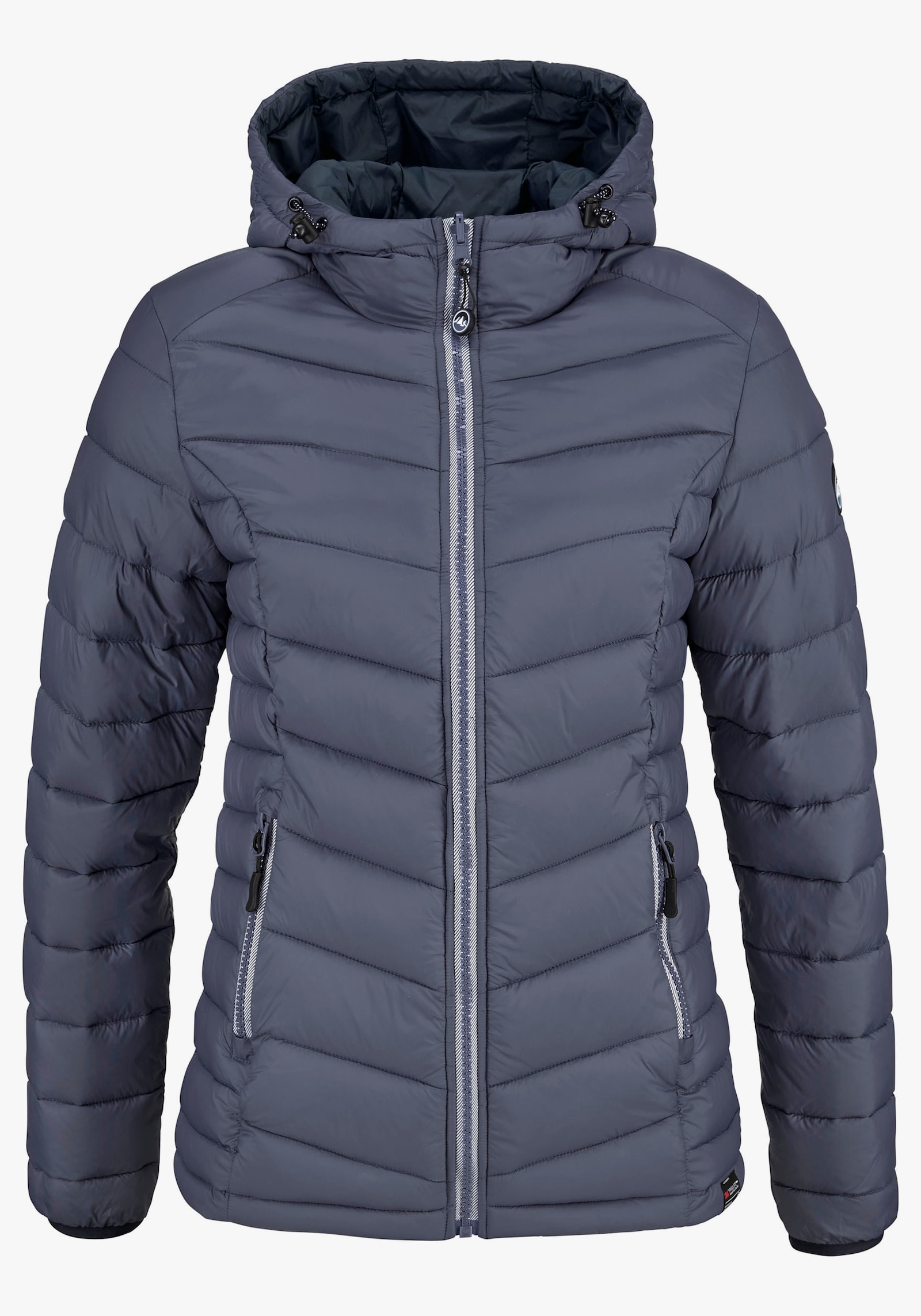 Polarino Steppjacke - rauchblau