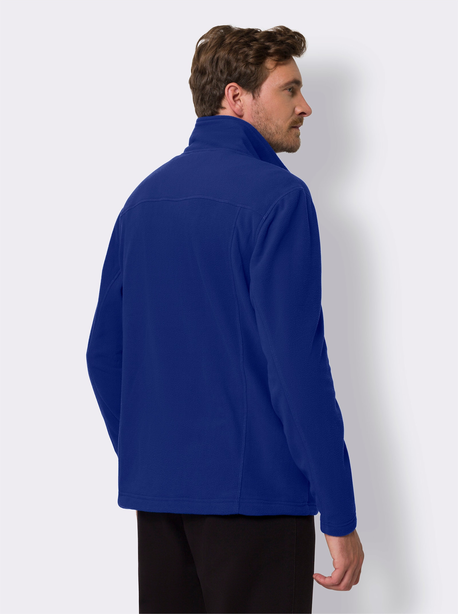 Fleece-Jacke - royalblau
