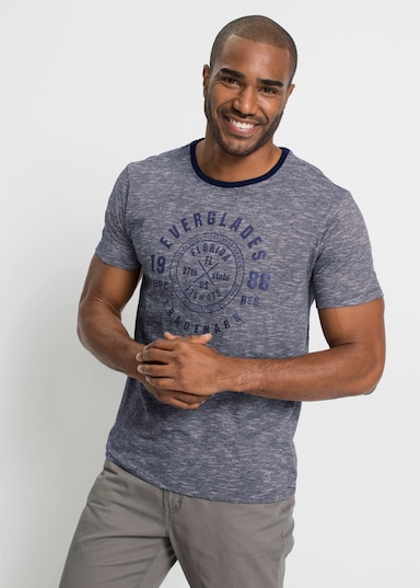 Catamaran T-Shirt - marine-gestreift