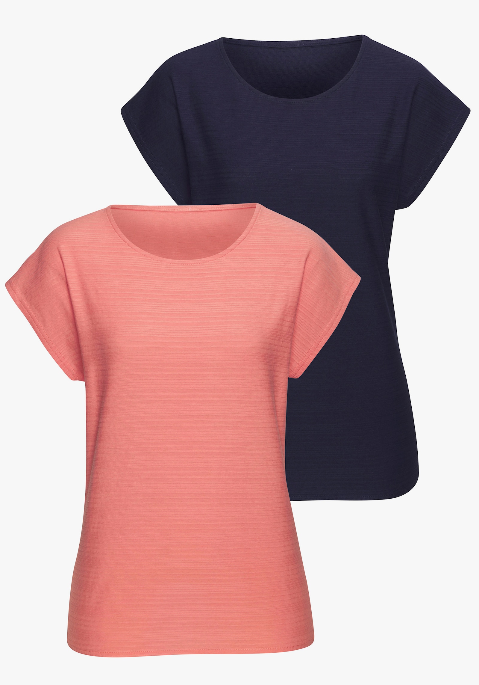 Vivance T-Shirt - apricot, navy
