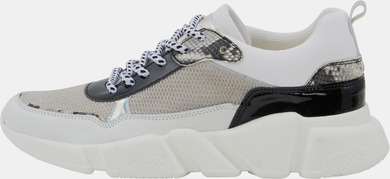 heine Sneaker - zilverkleur/wit