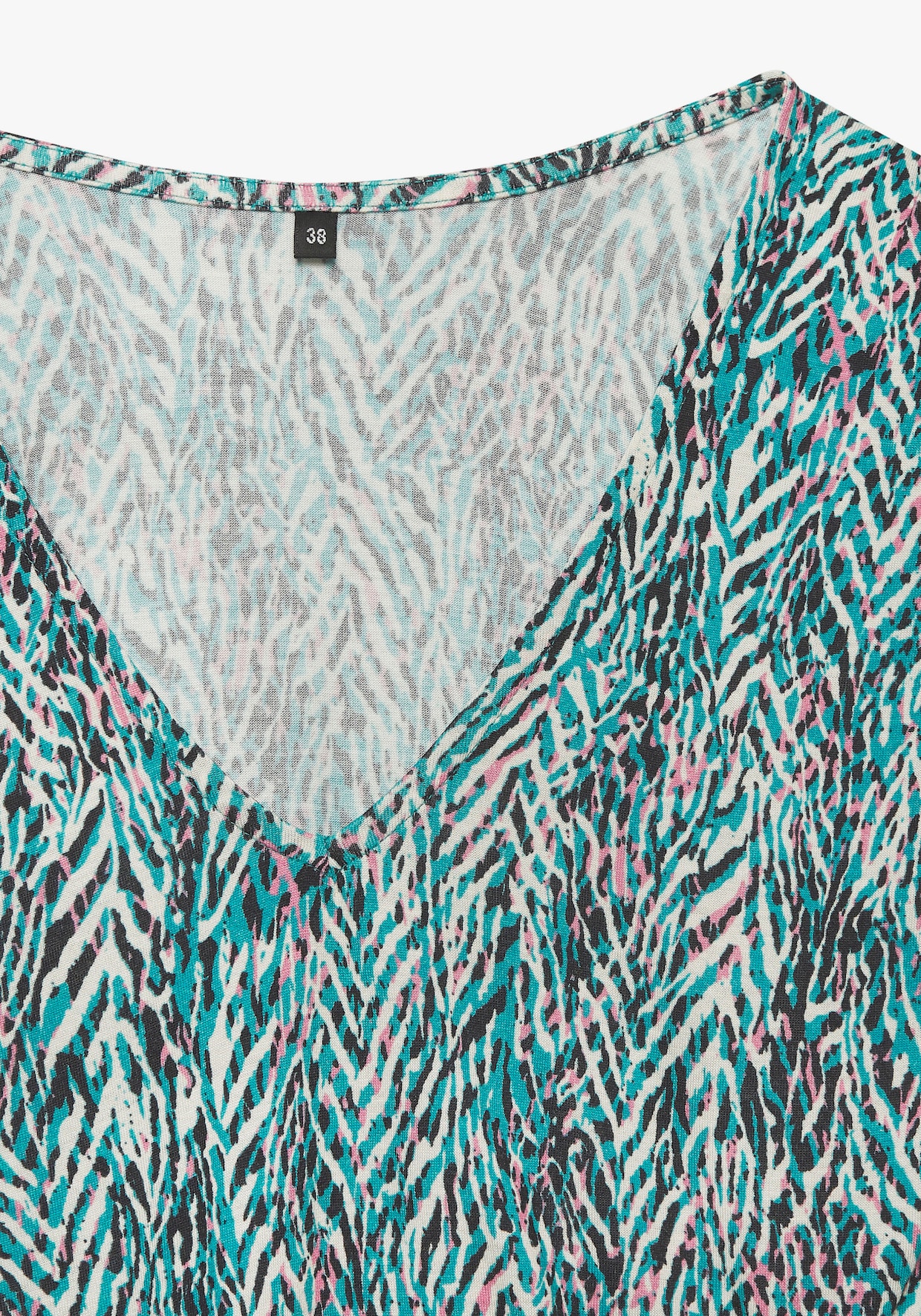 Vivance Zomerjurk - turquoise/roze bedrukt