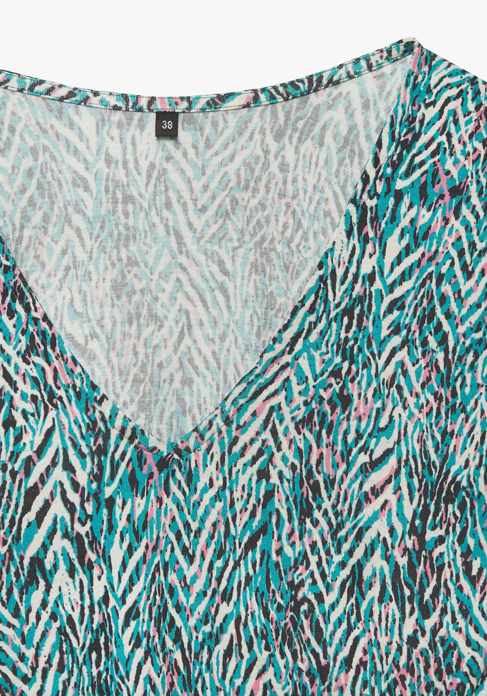 Vivance Sommerkleid - türkis-rosé bedruckt