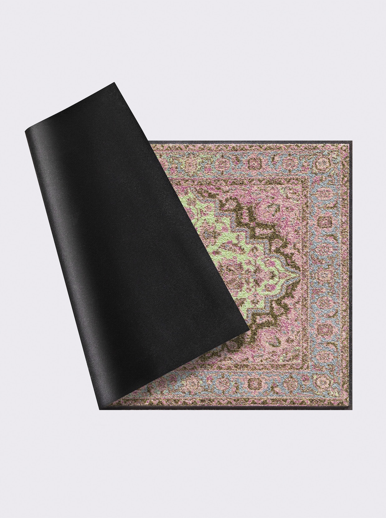 Salonloewe Voetmat - mauve gedessineerd