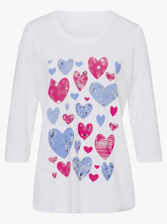 Shirt - ecru-bedruckt