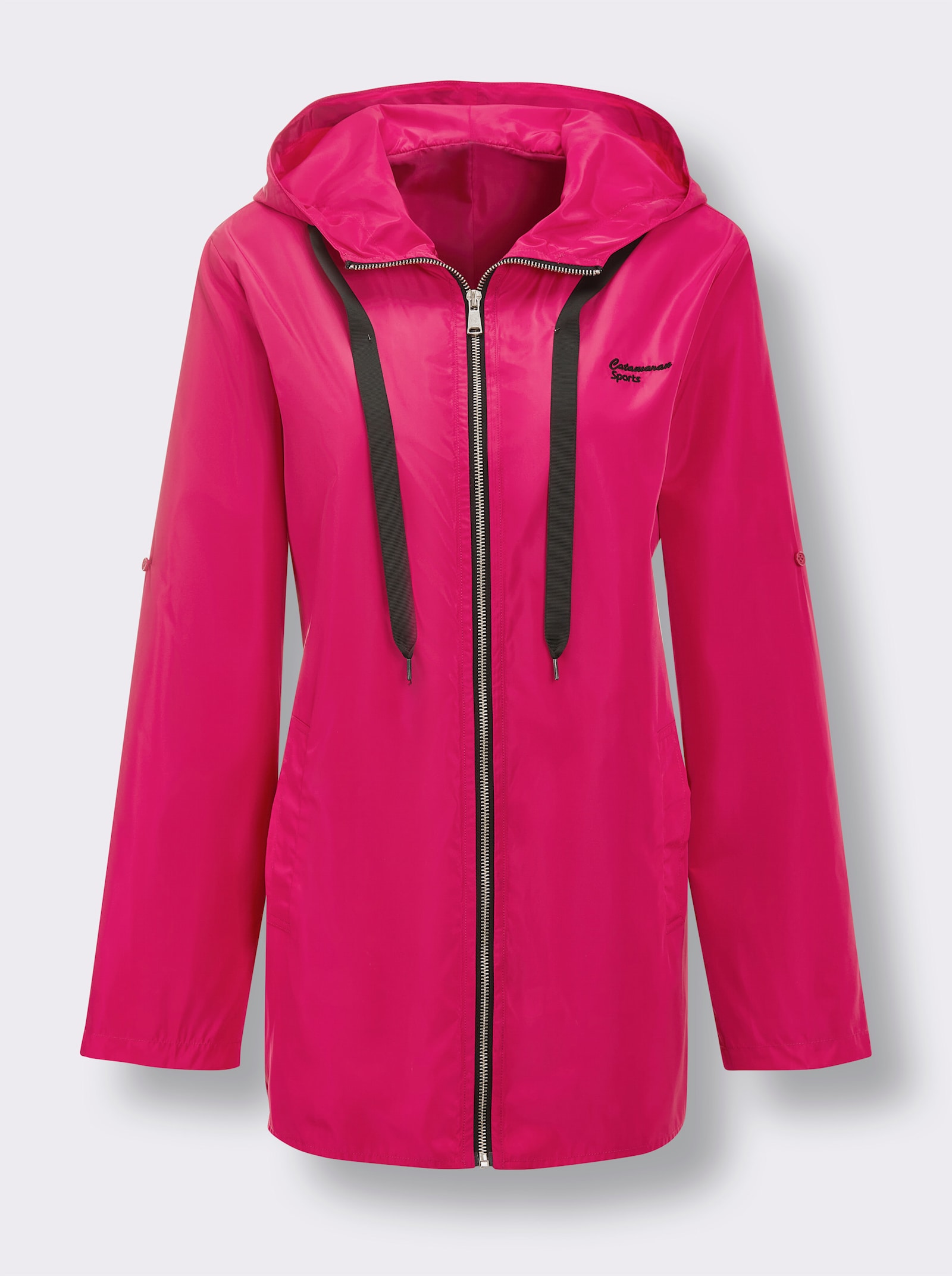 Catamaran Sports Funktionsjacke mit Krempelärmeln - pink