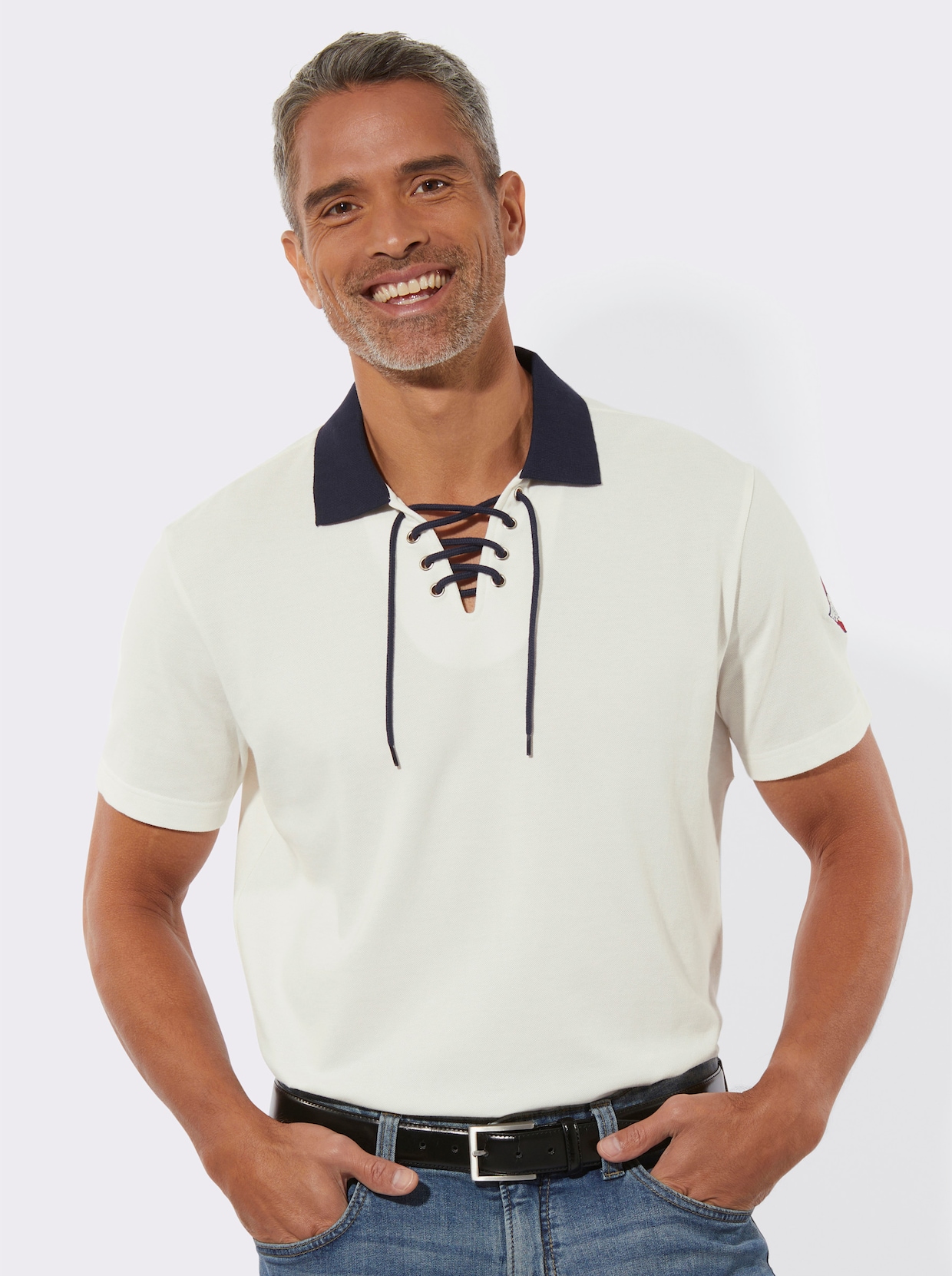 Poloshirt - ecru