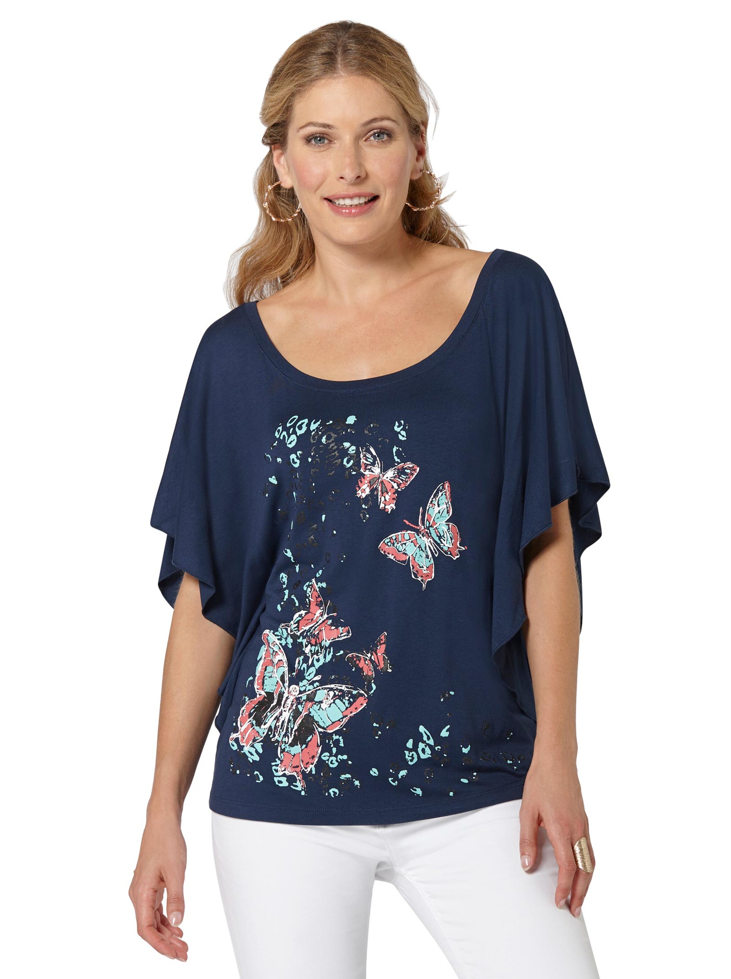 Shirt - marine-bedruckt