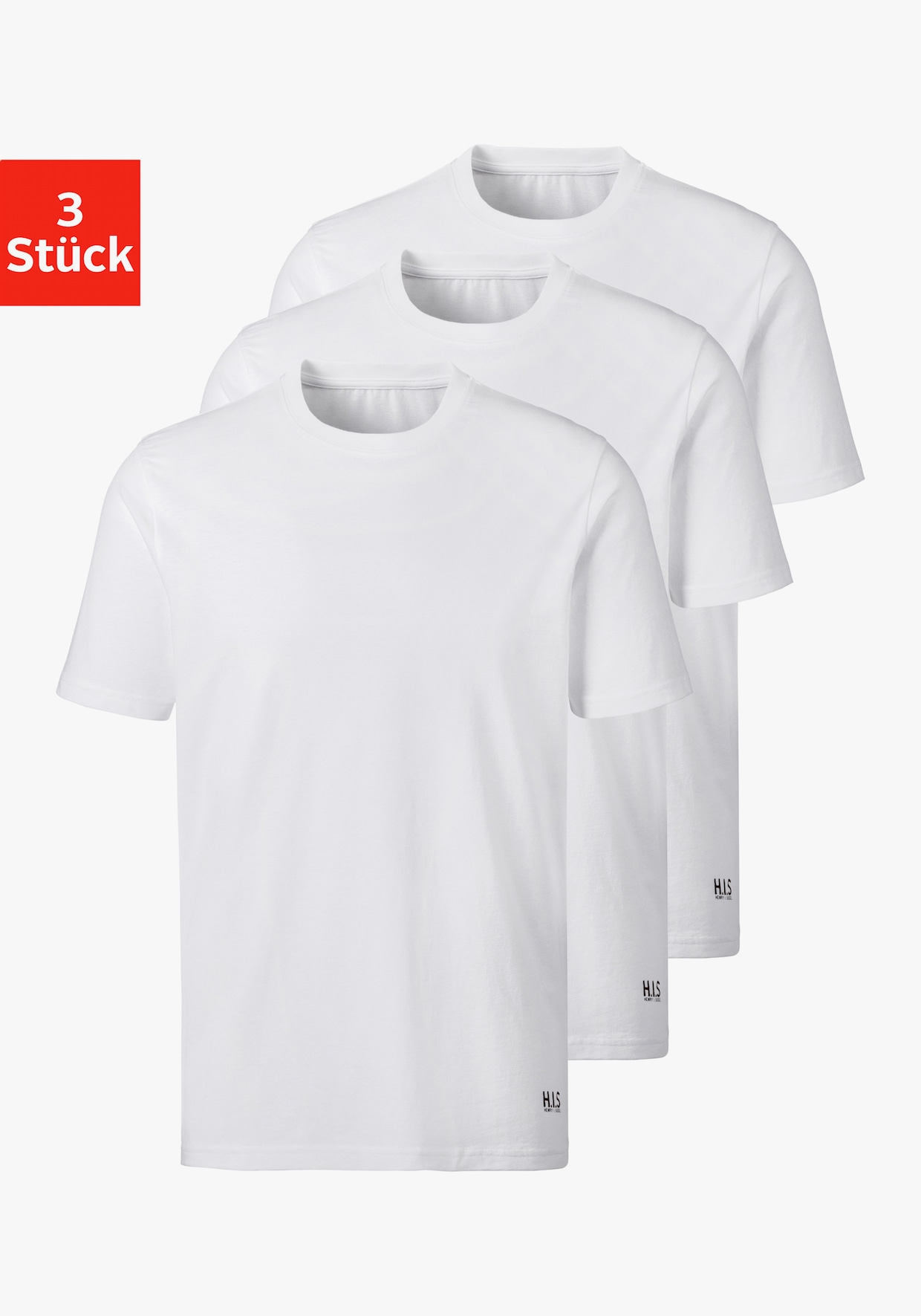 H.I.S T-Shirt - weiß