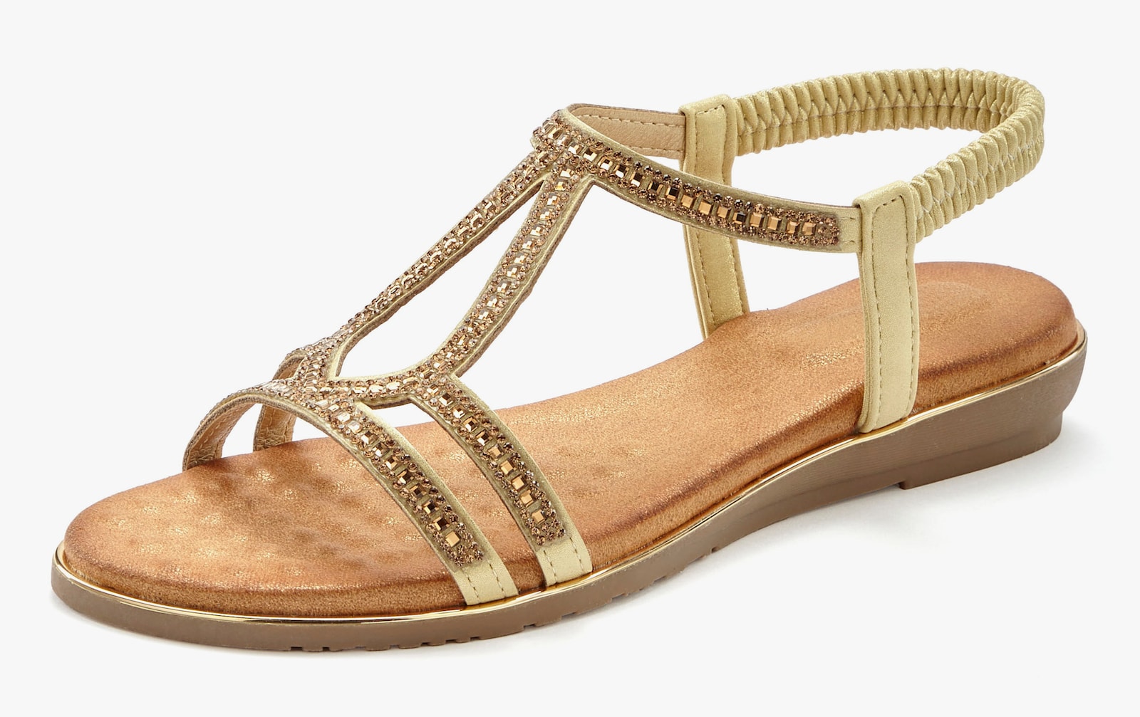 Vivance Sandale - goldfarben