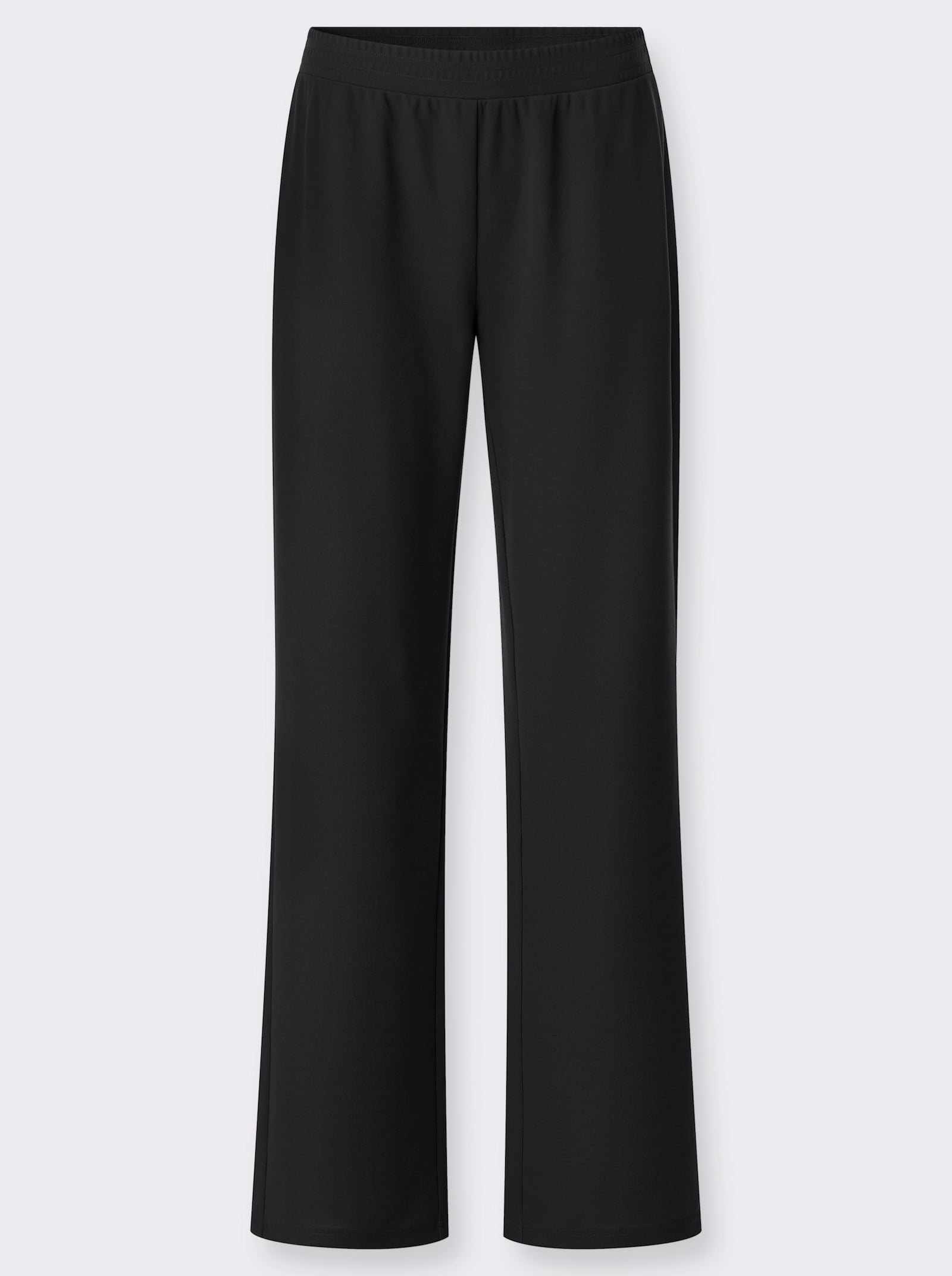Schlupfhose in weiter Form - schwarz