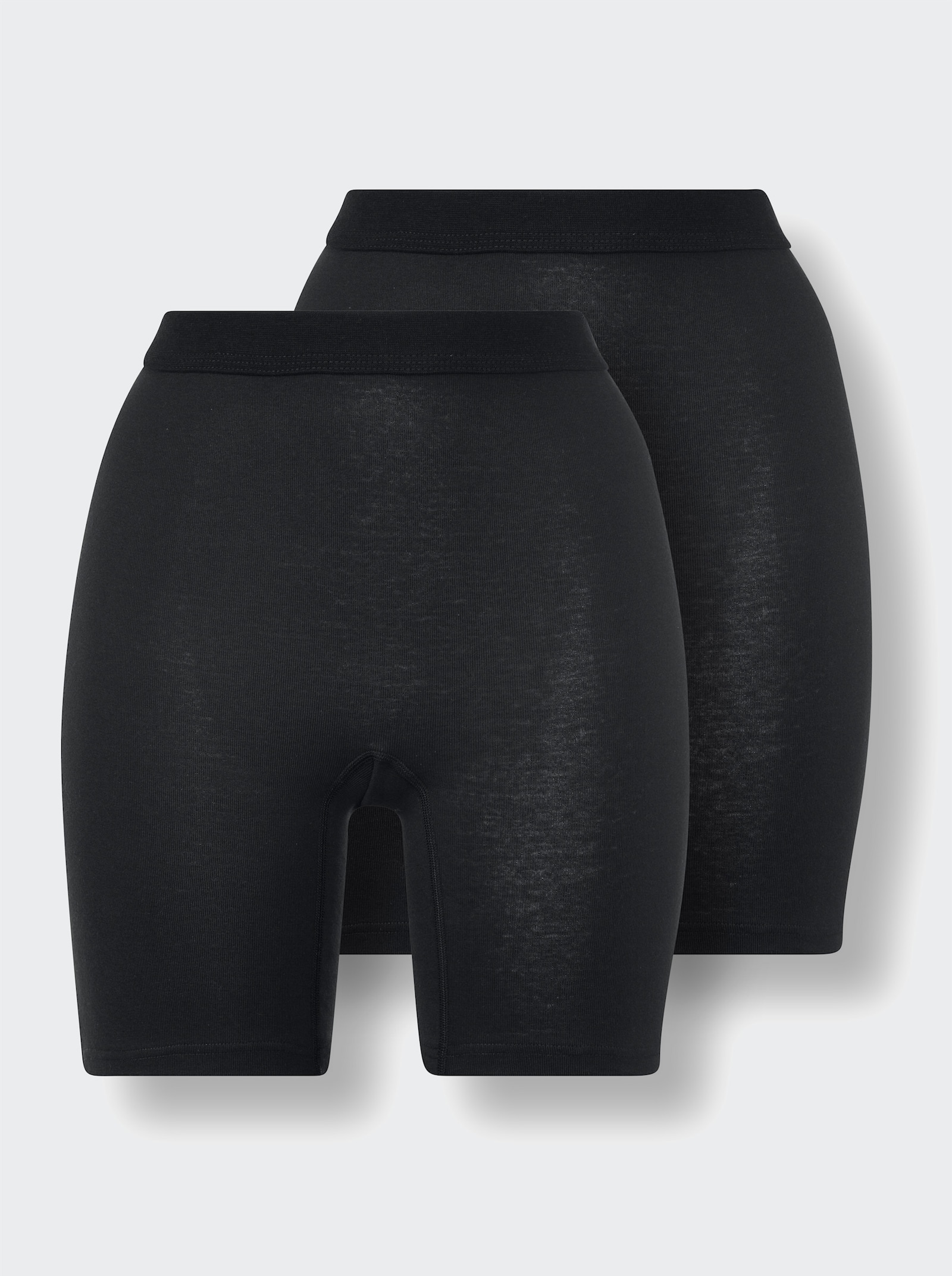 wäschepur Longpanty mit hoher Taille - schwarz
