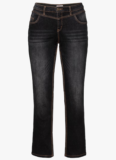 sheego Gerade Jeans - black denim