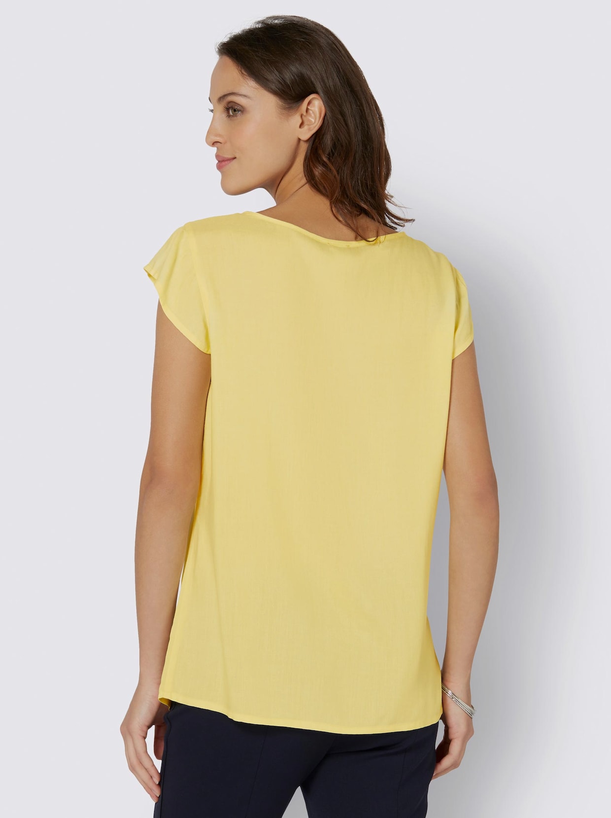 Comfortabele blouse - citroen