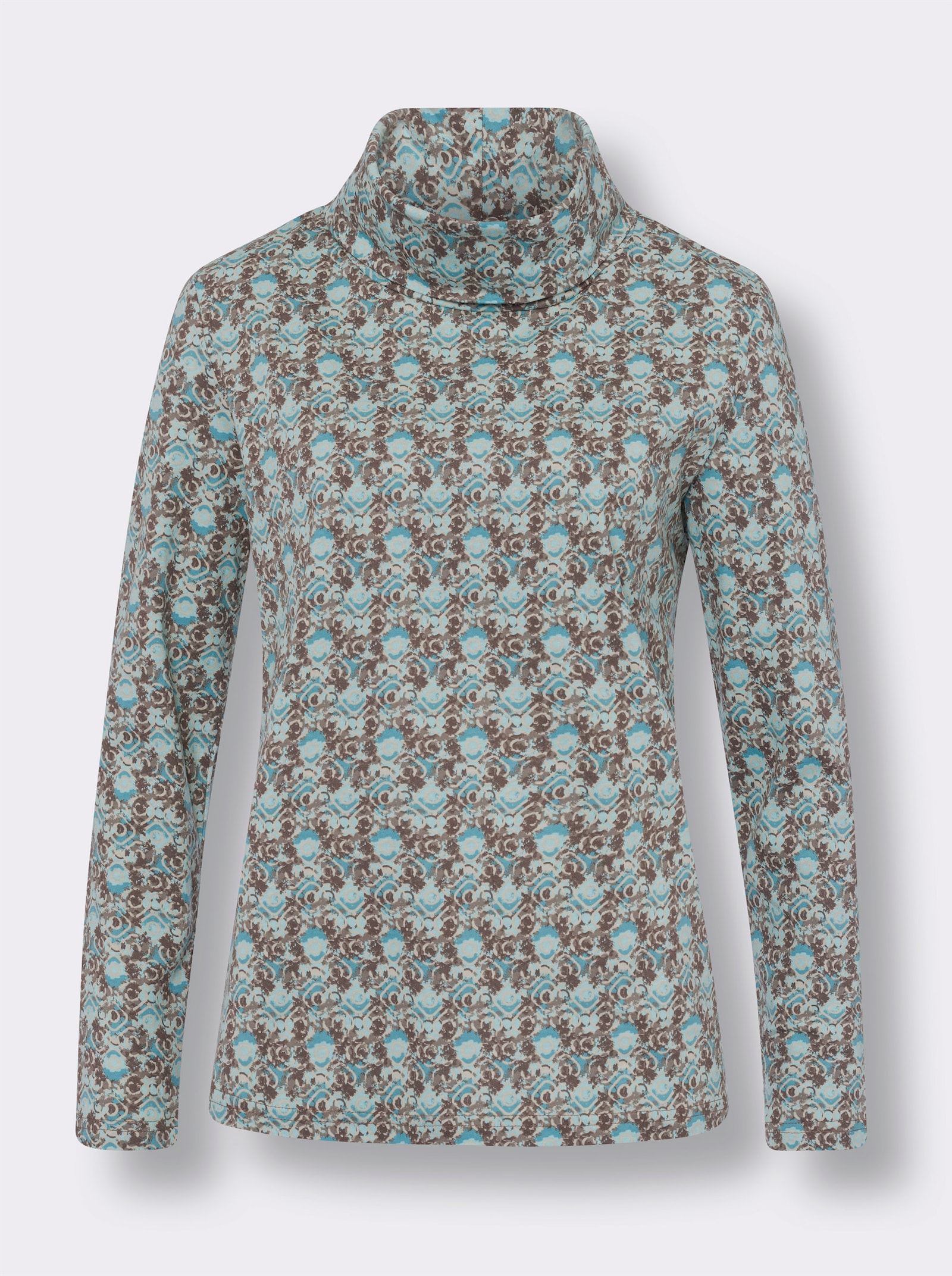 Tričko, rol. gol., potlač vintage - mätová potlač