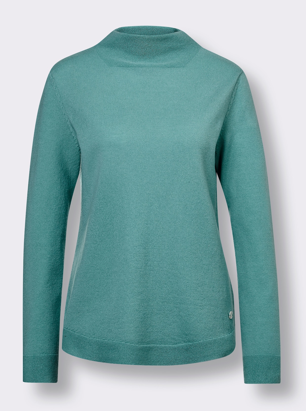 CREATION L PREMIUM Kaschmir-Woll-Pullover - jade