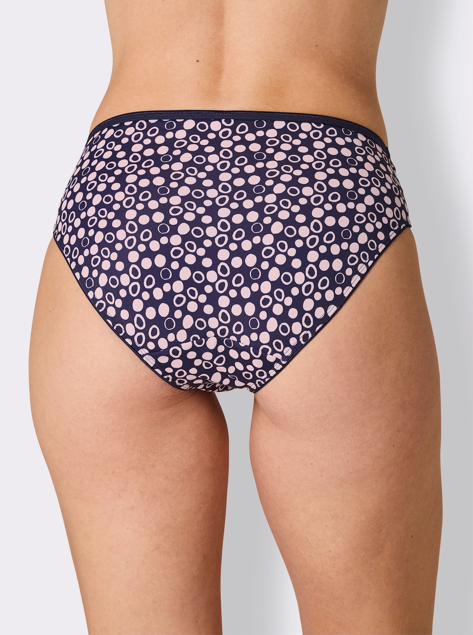 wäschepur Jazzpants im Doppelpack - marine-hellrosé + marine