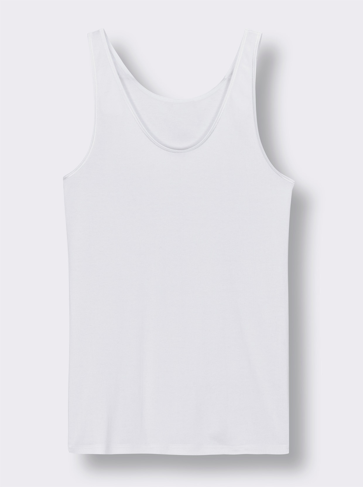 wäschepur Achselhemd in Modal-Qualität - weiß