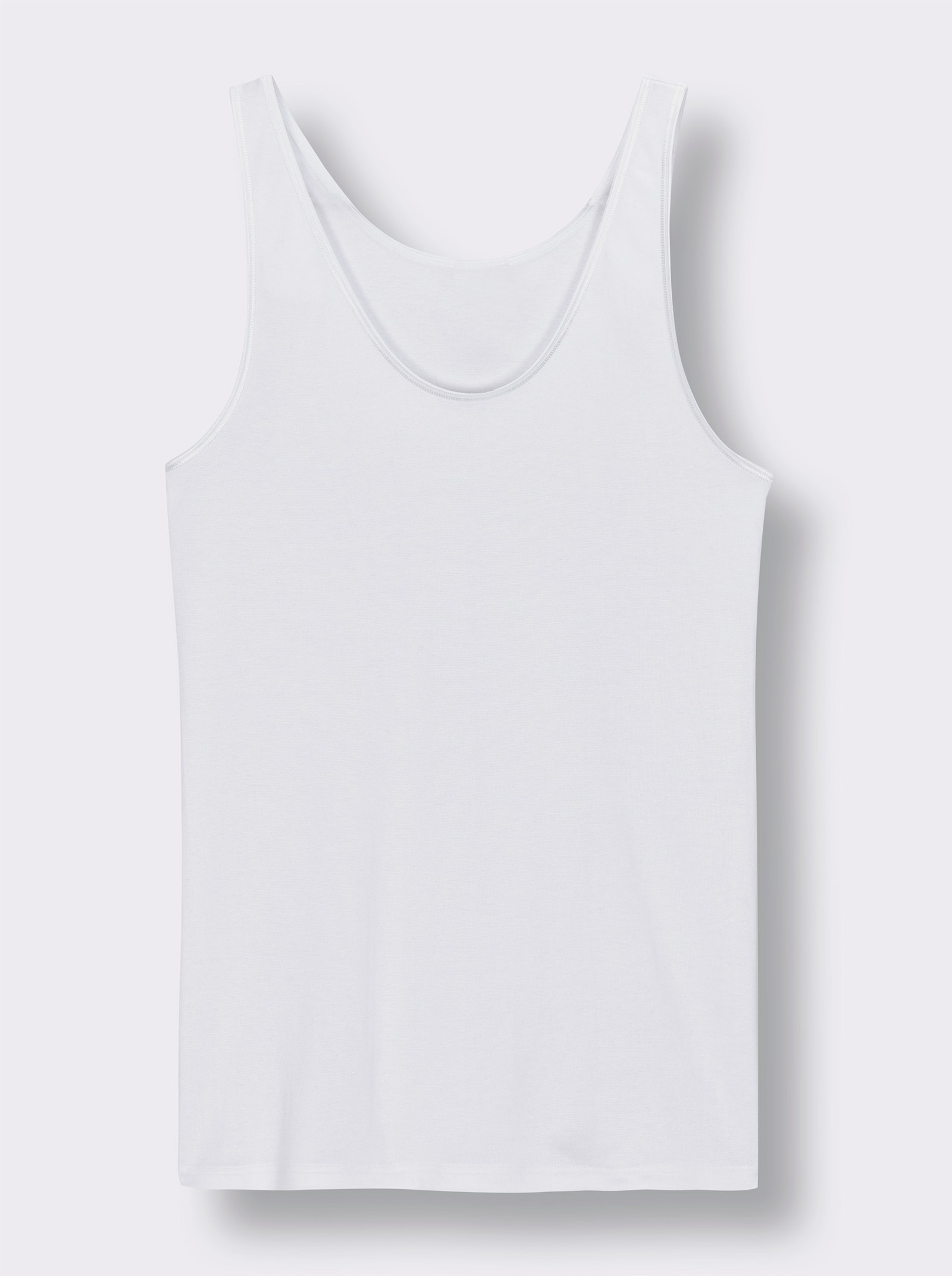 wäschepur Achselhemd in Modal-Qualität - weiß