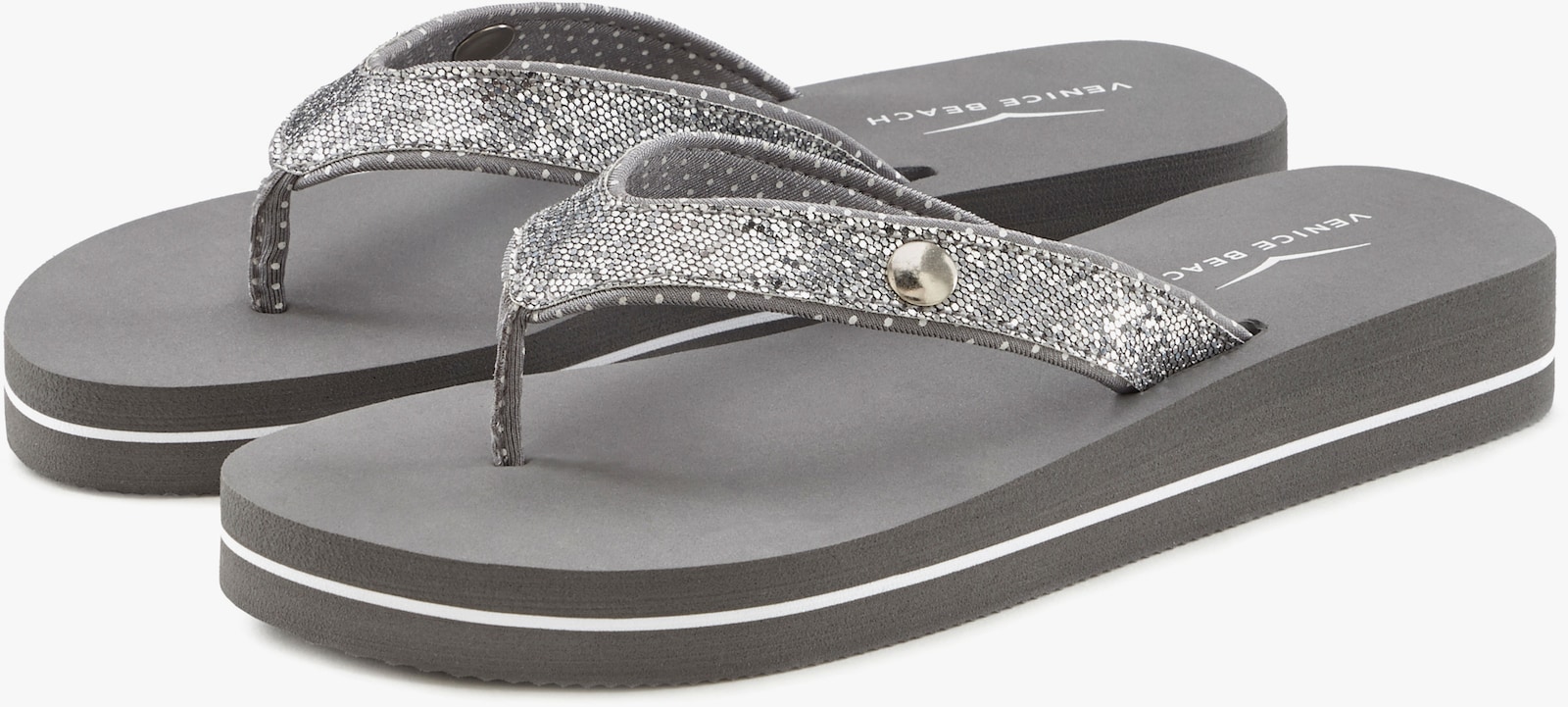 Venice Beach Badslippers - grijs