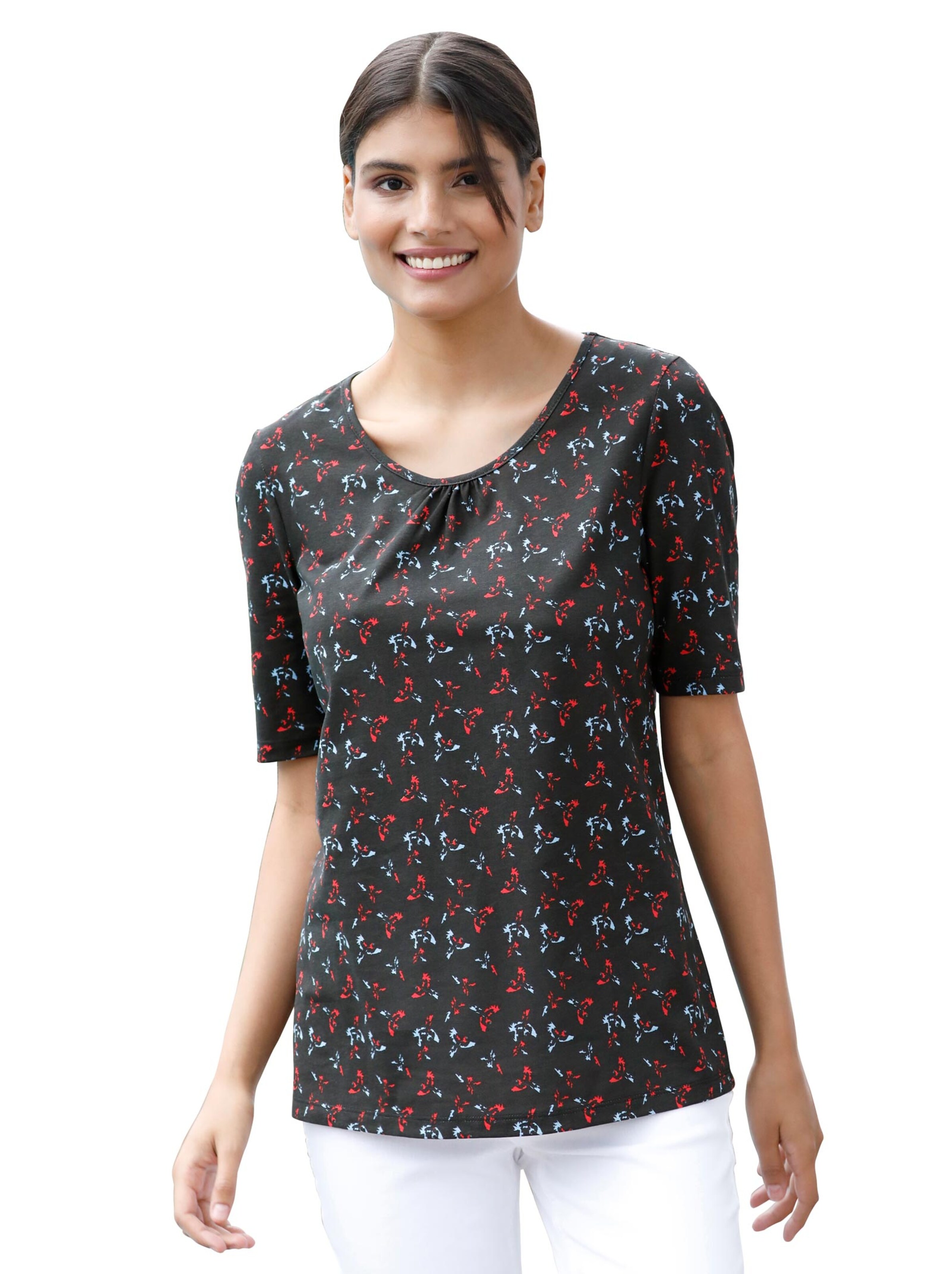 Shirt - schwarz-gemustert