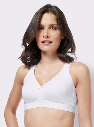 Naturana Komfort-BH ohne Bügel - weiß