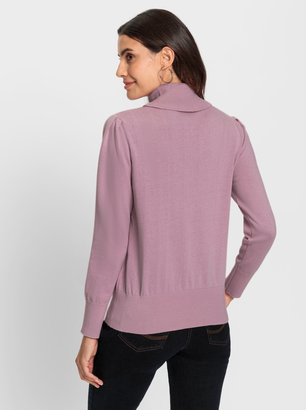Rolkraagtrui - roze