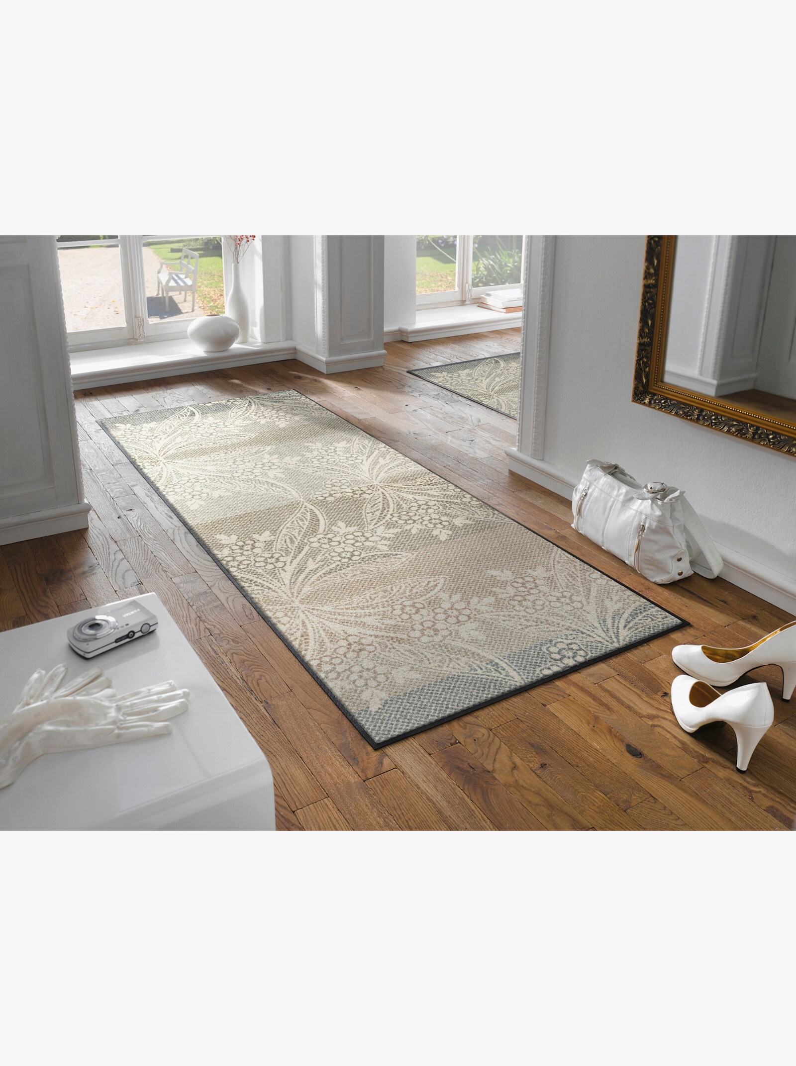 wash+dry by Kleen-Tex Fußmatte - taupe-ecru-gemustert