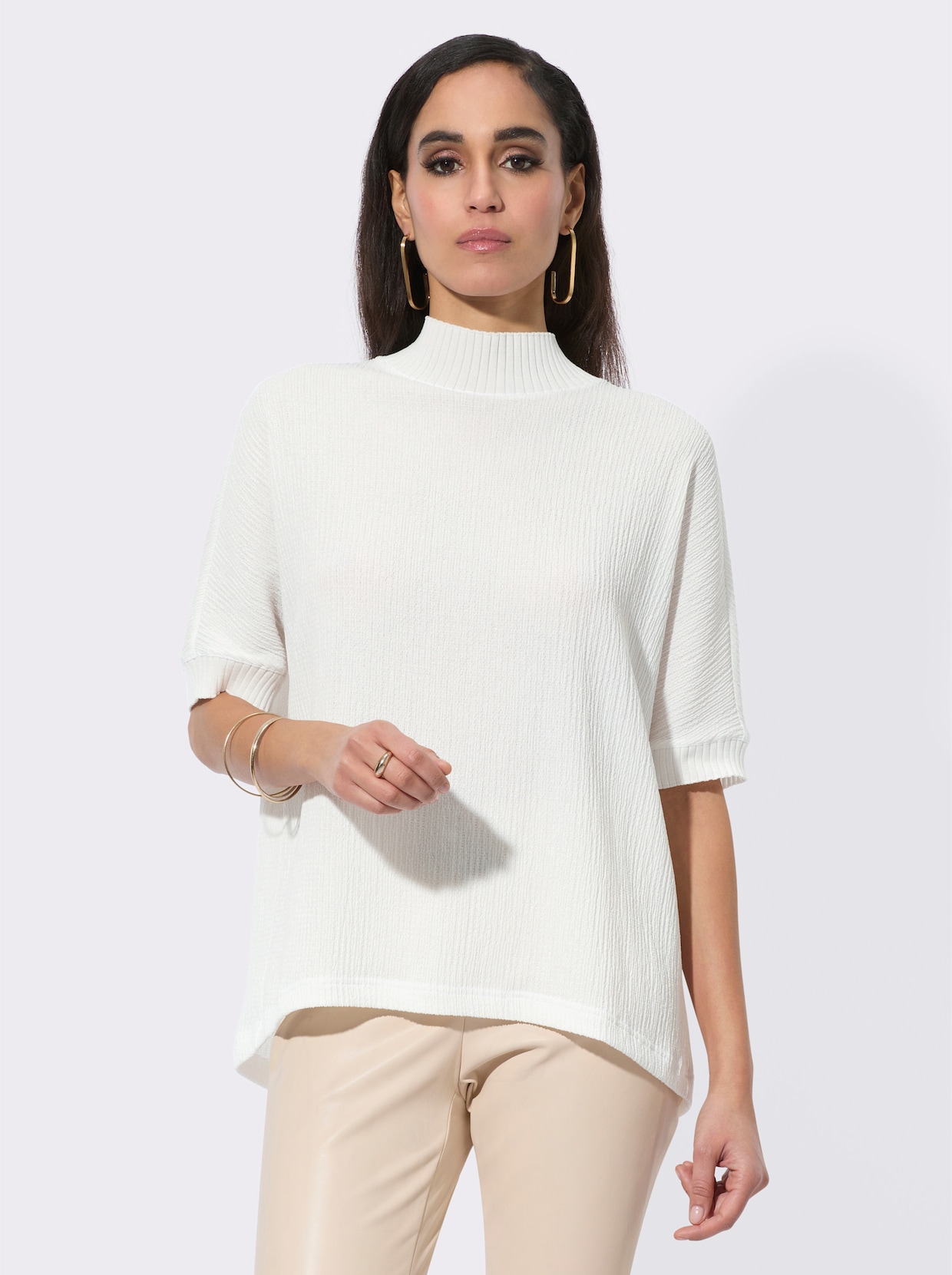Vleermuisshirt - ecru