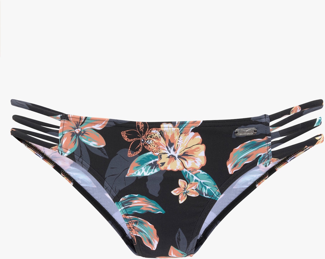 Venice Beach Bikini-Hose - schwarz-bedruckt