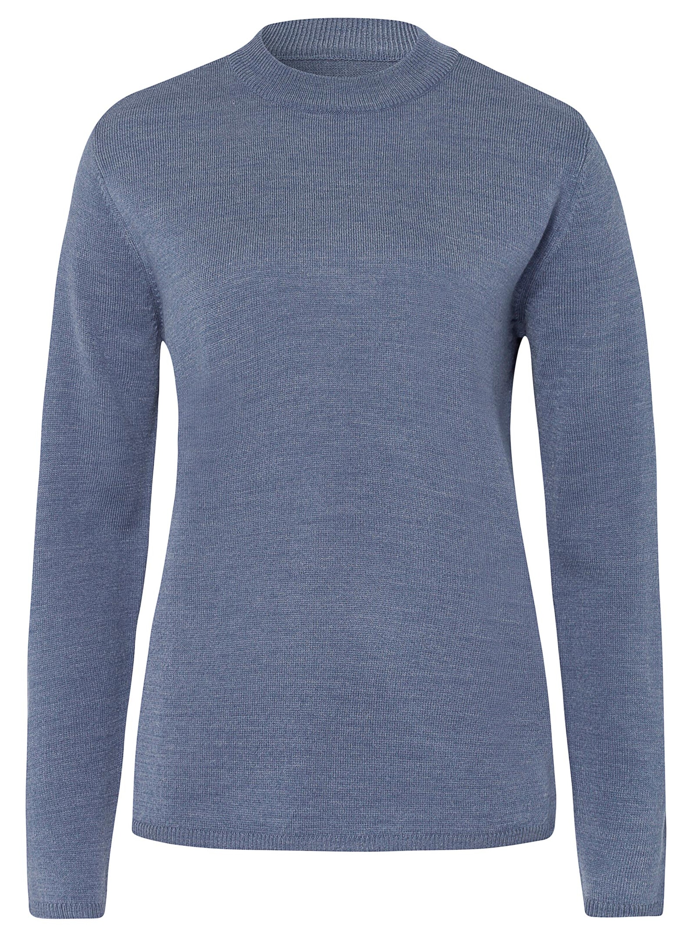 Pullover - jeansblau-meliert