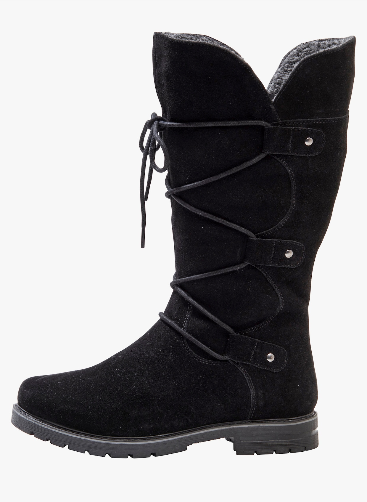 sheego Weitschaftstiefel - schwarz