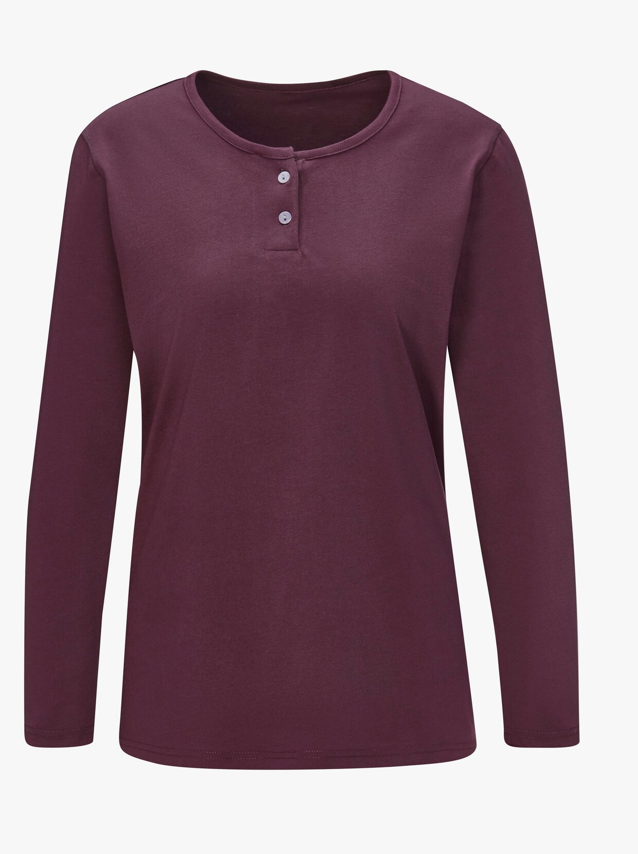 Schlafanzug-Shirt - burgund