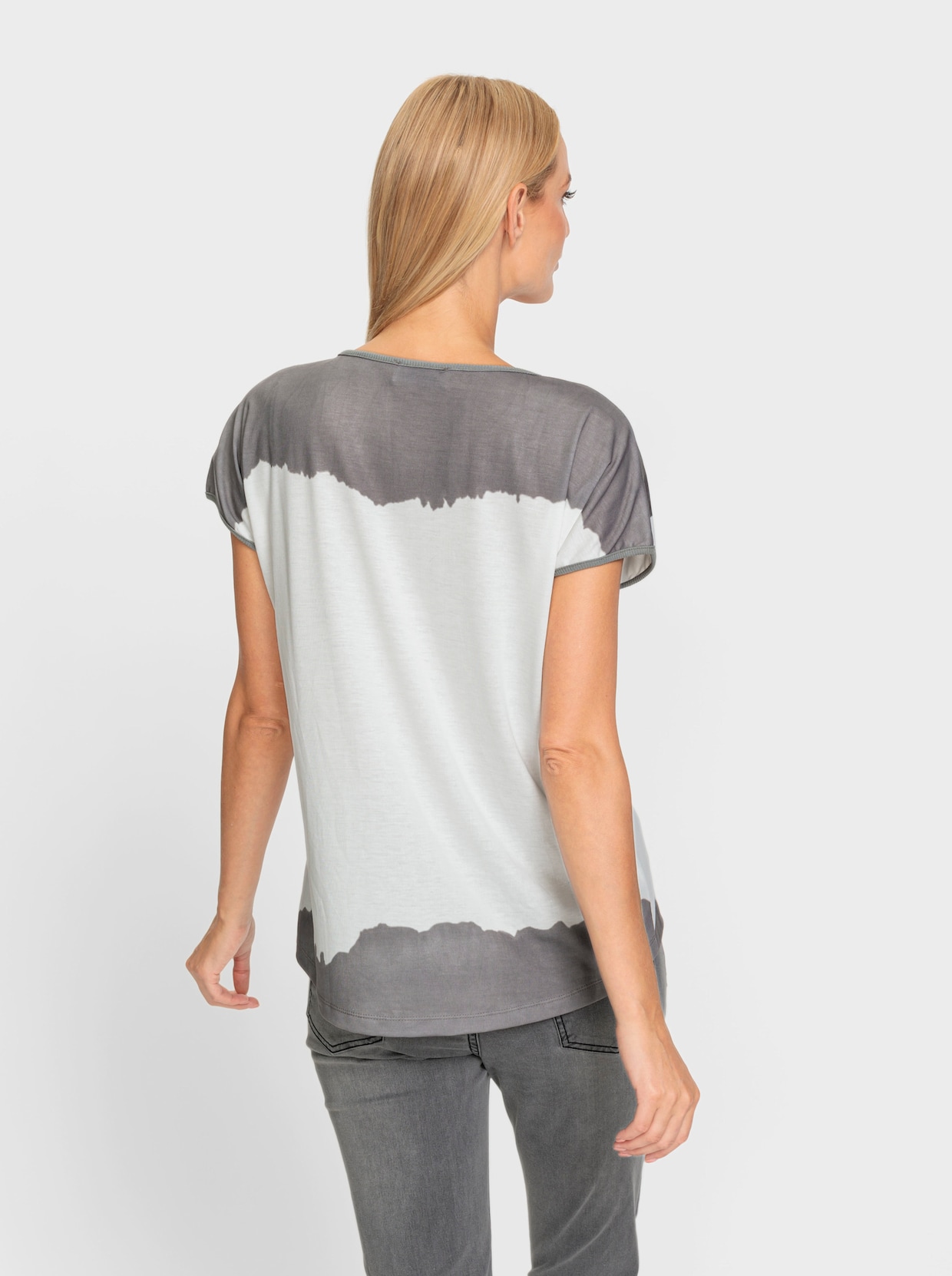 heine Druck-Shirt - grau