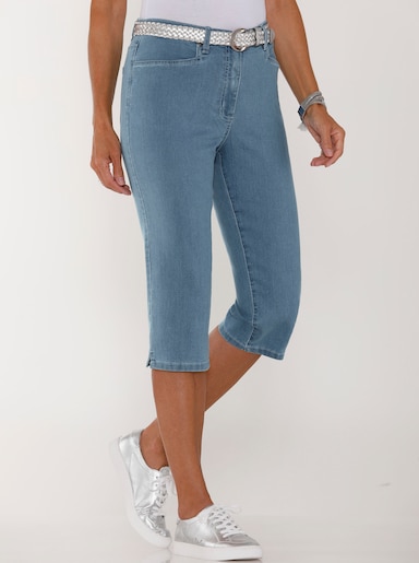 Capri-jeans - blue-bleached