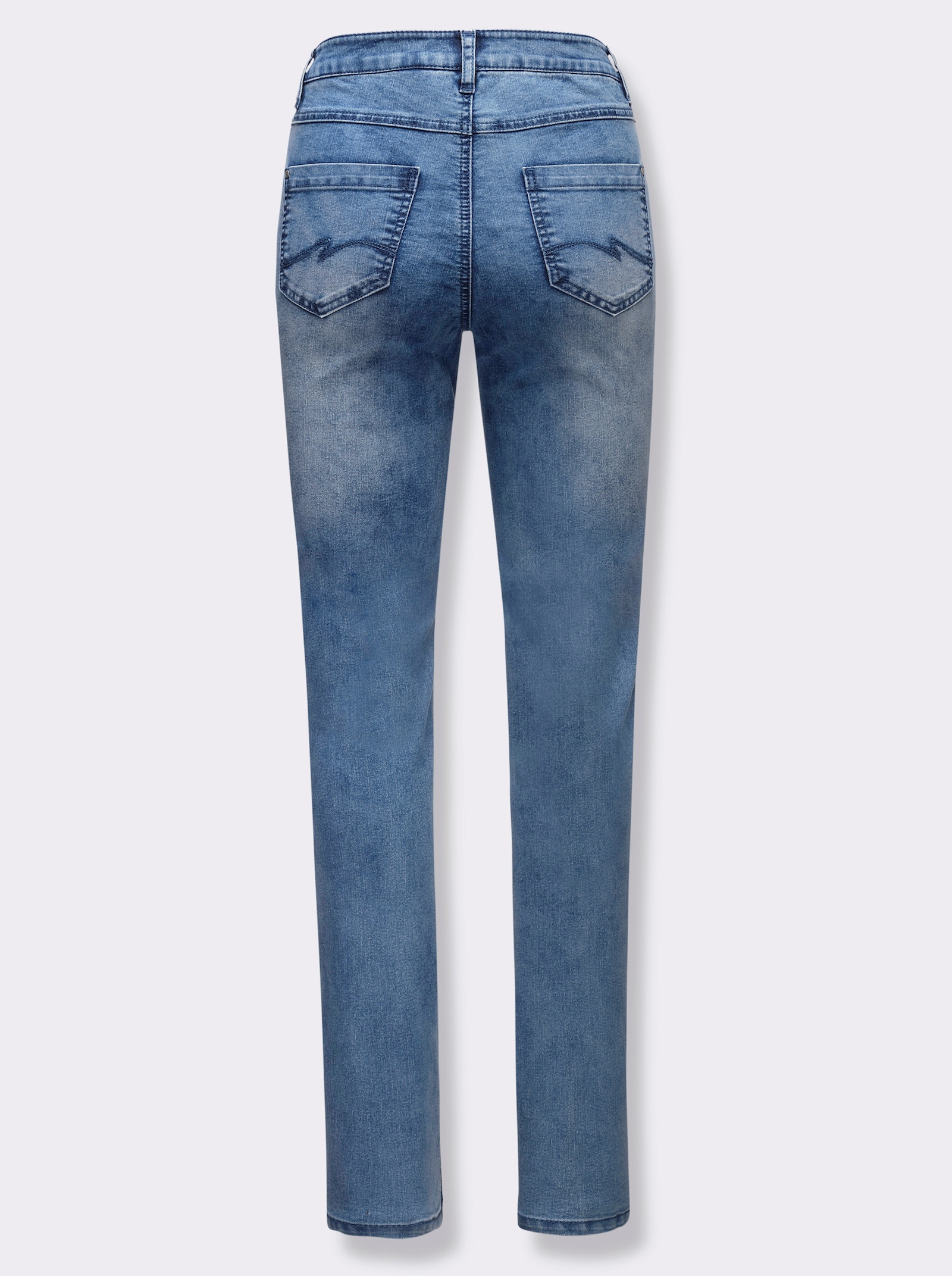 Jeans in Baumwoll-Stretch-Qualität - blue-stone-washed