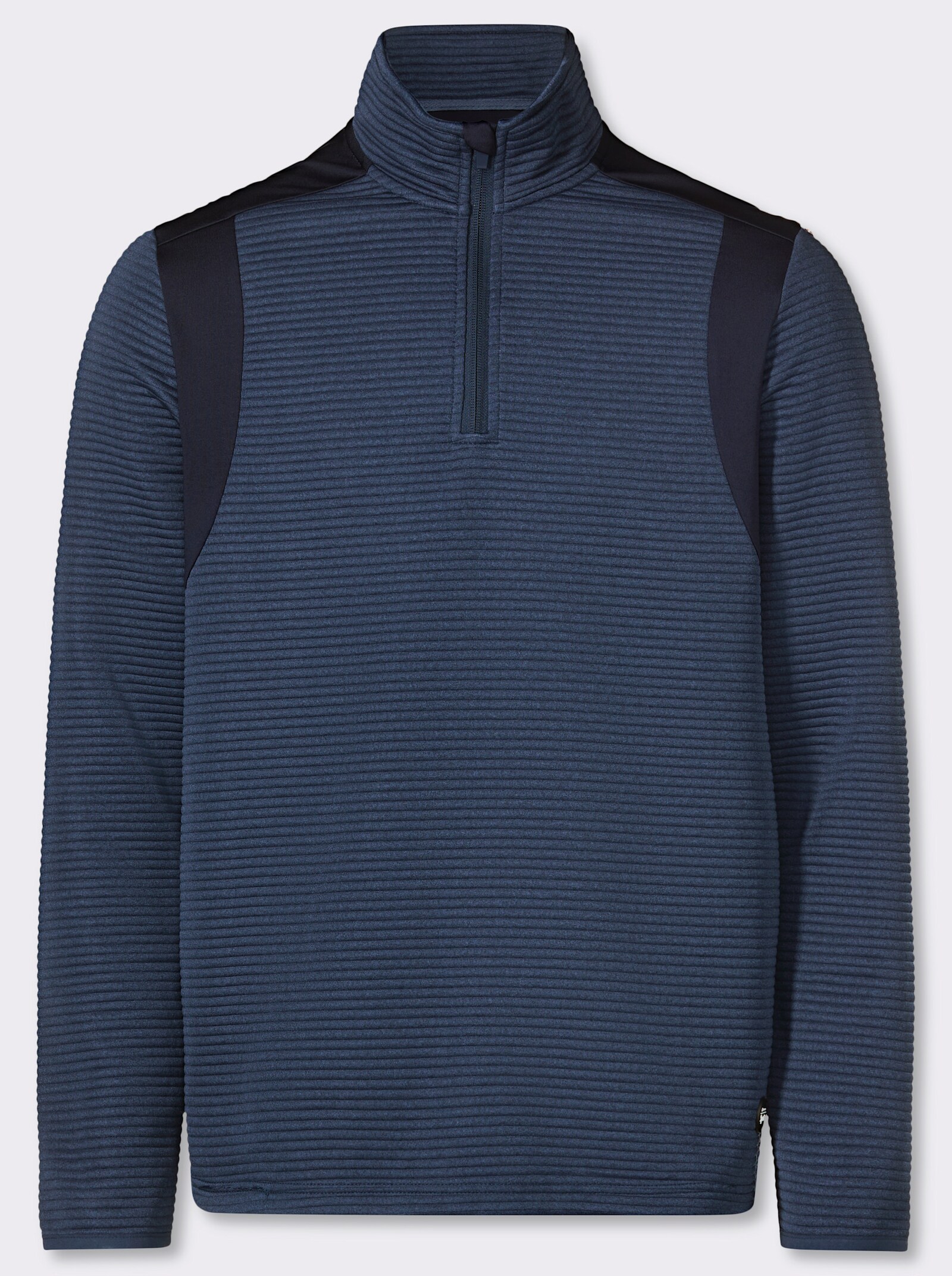 Catamaran Sports Sweatshirt mit Einsätzen - dunkelblau-meliert