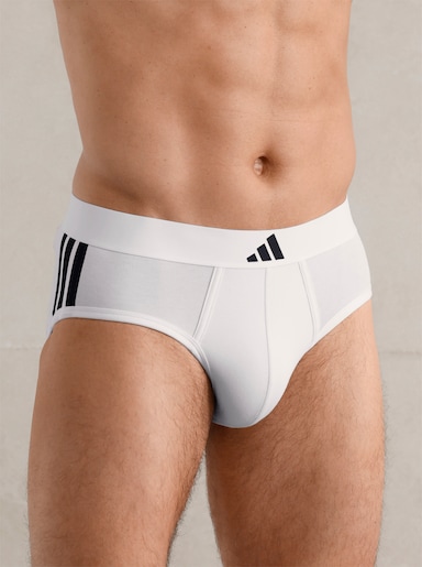 Adidas Slip - weiß + schwarz