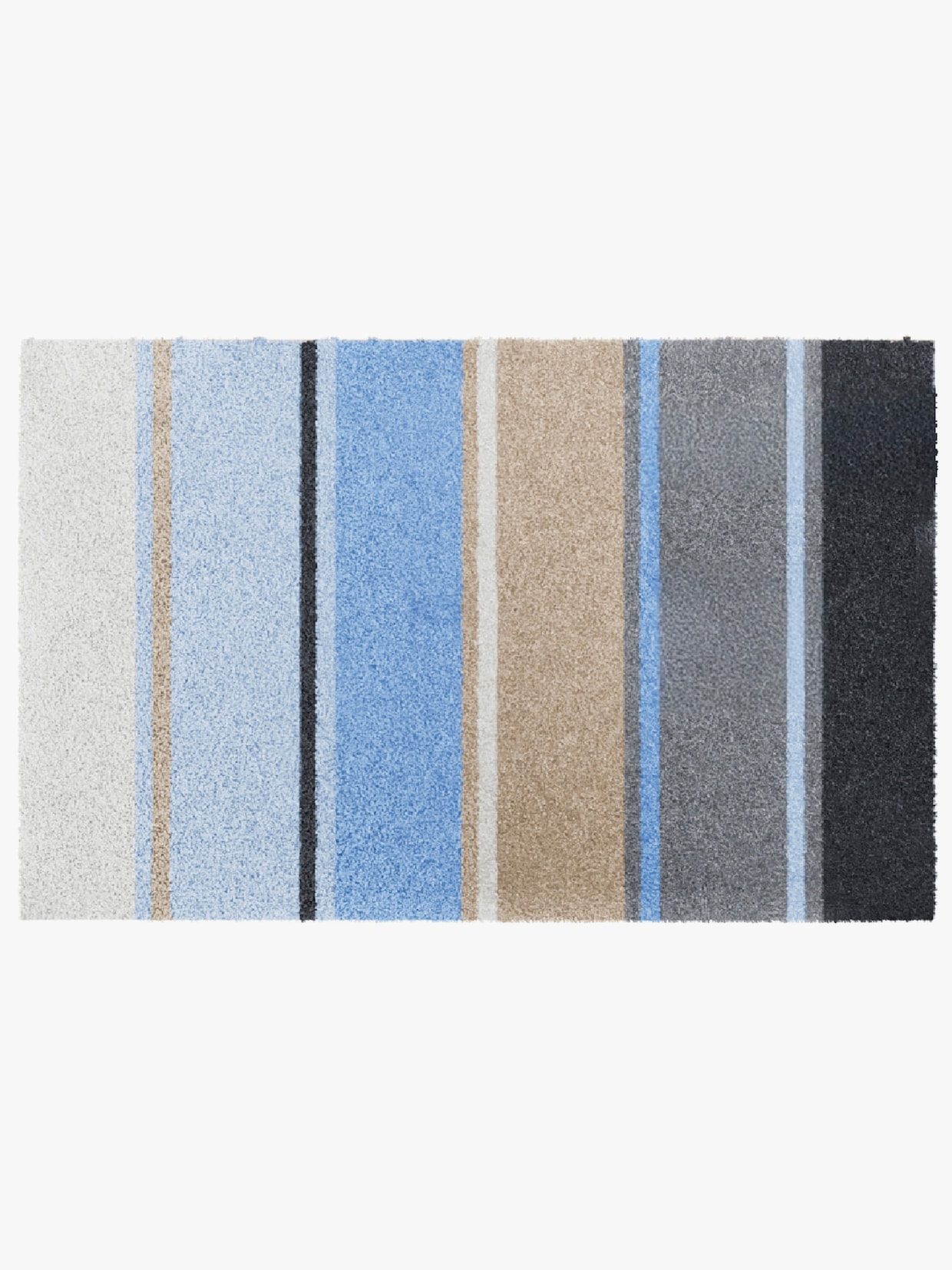 Grund Badematte - blau-taupe