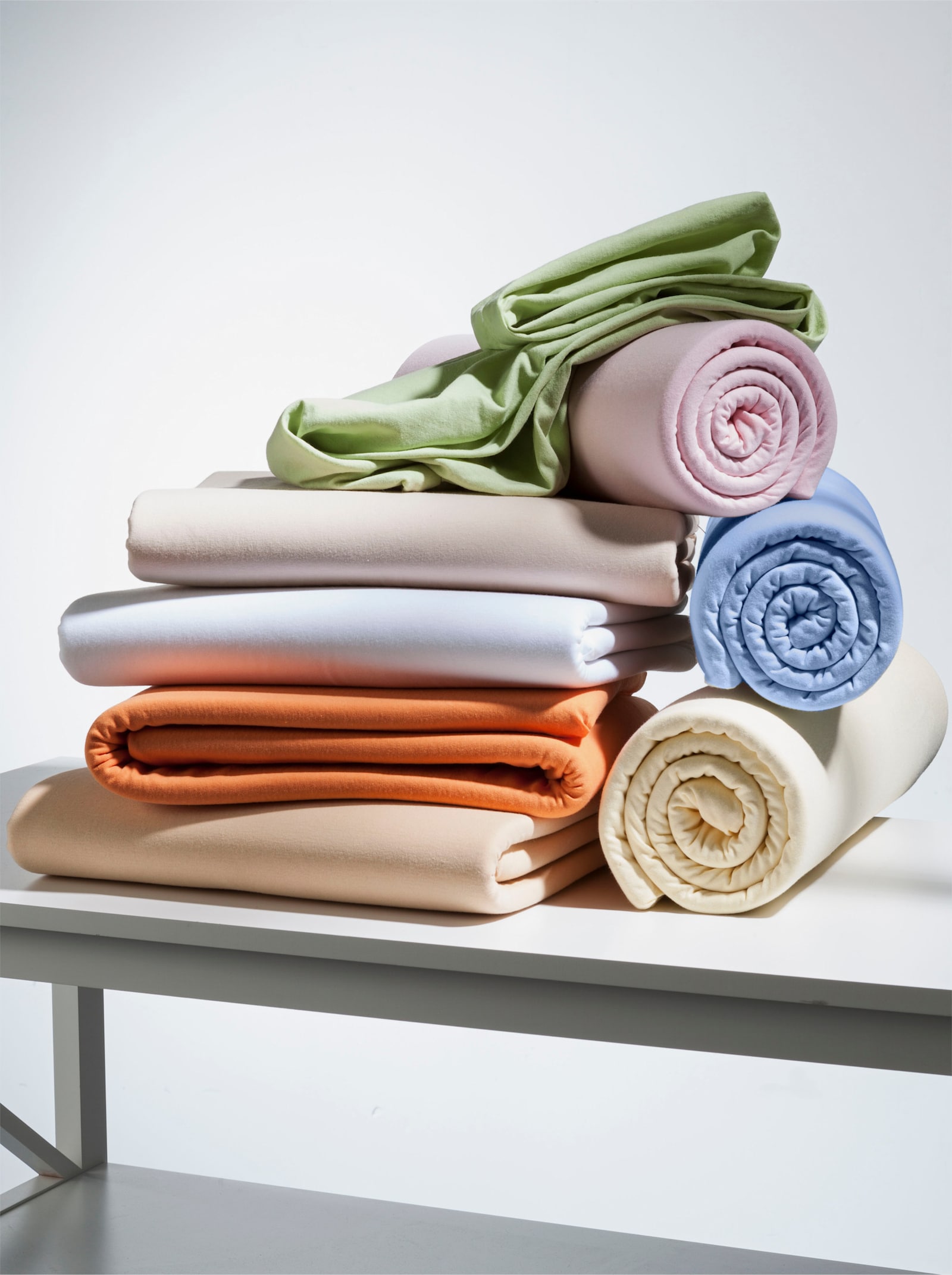 wäschepur Spannbetttuch - ecru