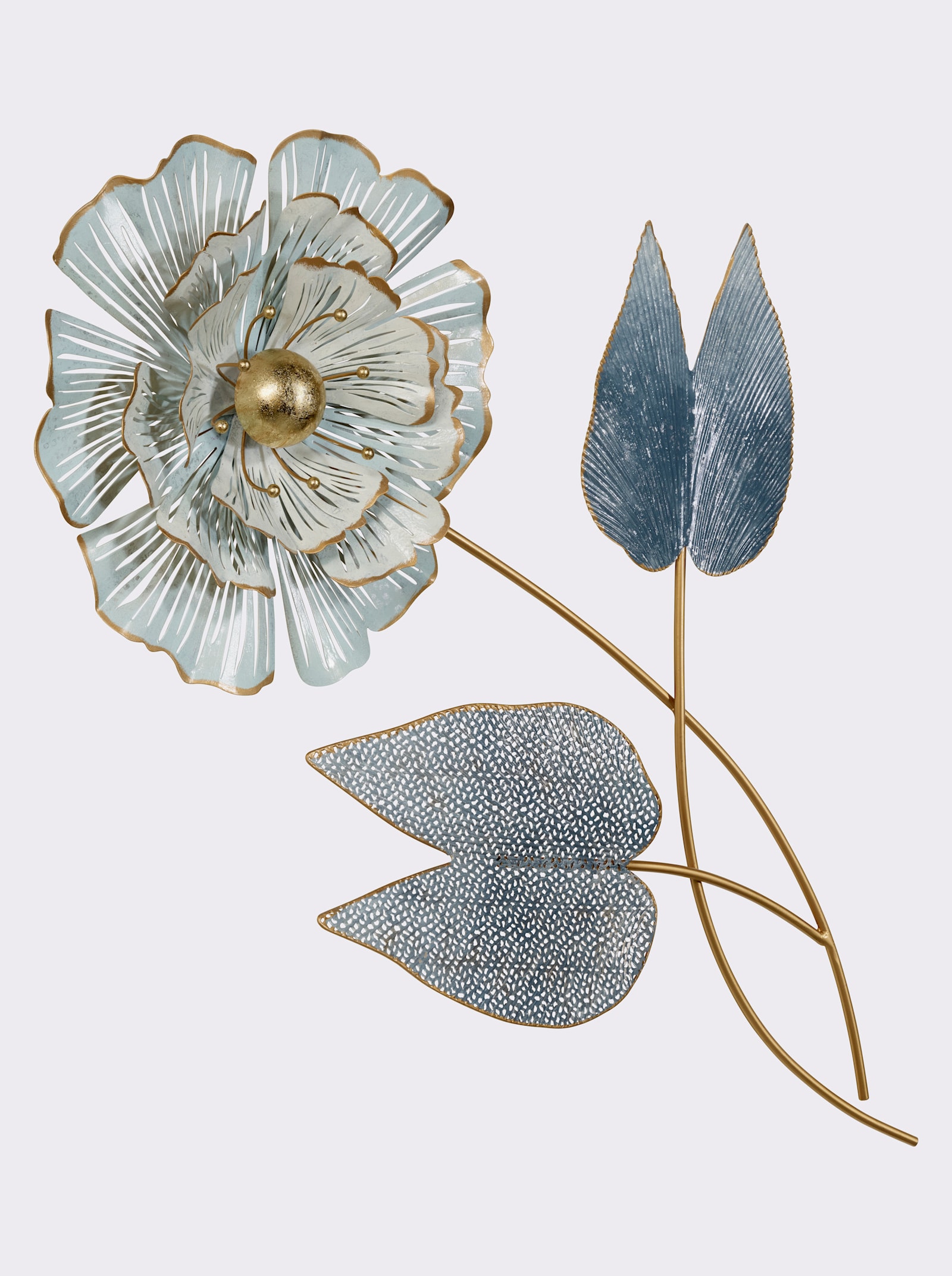 heine home Wanddeko - blau-goldfarben