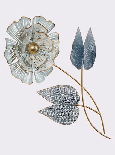 heine home Wanddeko - blau-goldfarben